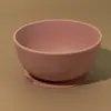 Tazón de Silicona de Grado Alimenticio con Ventosa para Niños de Venta Caliente, Tazón para Comida de Bebé, Tazón de Silicona Antiescaldamiento y Anticaída para Niños Pequeños