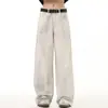 Pantalones Vaqueros Lavados Antiguos Teñidos de Diseño Original Retro de Nicho Novedad Primavera y Otoño 2023 para Hombre