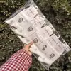 Meias Long Yixiang Femininas e Masculinas Novas Primavera/Verão Meia-Calça Malha Branca Estilo Esportivo Meias de Algodão Estilo College 26