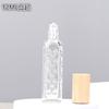 Z025-Frasco Portátil de Madeira com Rolha e Esfera 10ml 12ml Frasco de Perfumaria de Luxo Frasco Vazio Frasco de Óleo Essencial com Esfera