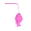 Infusor de Chá de Peixe de Silicone, Utensílios Diários da Moda, Uso Diário Criativo, Coador de Chá Fofo, Novos Móveis Coloridos para Casa
