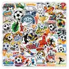60 Adesivos de Futebol Cartoon Adesivos Abstratos para Crianças Decoração de Recompensa Caderno iPad Adesivos de Rugby Adesivos