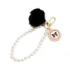 Suministros del Fabricante y Venta de Llavero con Lazo Estilo Ins con Perlas de Imitación y Cuentas Accesorios DIY Colgante para Bolso Abalorios Hechos a Mano