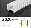 Lámpara LED Flexible de Silicona con Cubierta Empotrada Sin Borde Desgastado Canaleta Suave para Lámpara Máscara Separada Luz Regulable