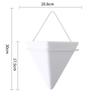 Plantas Creativas para Pared de Sala de Estar, Macetas de Pared, Pared de Fondo, Decoraciones Blandas de Pared, Colgantes de Plantas Verdes, Porcelana Blanca
