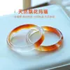 Novo Produto Mais Vendido do Xiaohongshu: Pulseira de Ágata Natural Dourado Champagne, Pulseira de Jade de Alta Qualidade com Inspeção de Qualidade, Presente Atacado para Namorada