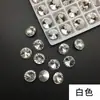 Rhinestone de Satélite con Parte Posterior de Punta de 10 mm Rhinestone Redondo de Vidrio DIY Vestido de Boda Ropa Zapatos Bolsos Accesorios Rhinestones Brillantes Rhinestones de Reparación Rhinestones Sueltos