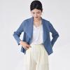 Casaco feminino casual all-match primavera e outono novo cardigan plissado de alta qualidade top miyake casaco de gabinete de roupas plissado