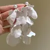 Pendientes de Borlas con Cuentas de Flores Coloridas Estilo Vacaciones de Verano, Dulce Estilo Bosque Nuevo Modelo 2026, Pendientes de Personalidad Frescos y Únicos