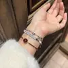Pulsera de Plata de Ley S925 con Alambre Italiano Envolviendo Diamantes, Diseño Sencillo de Nicho, Lujo Ligero, Sensación de Alta Gama, Joyería Elegante
