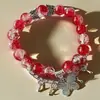 Super Hada~ Conjunto de Siete Pulseras de Perlas Mariposa, Estilo Girly Lujoso con Perlas Mariposa, Regalo para Mejor Amiga o Novia