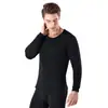 Ropa de otoño para papá de mediana edad y anciano, traje de pantalones largos para hombre, ropa interior térmica de algodón puro, suéter de algodón, top básico, pantalones