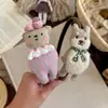 Muñeca de Algodón Relleno Tridimensional de Dibujos Animados Diadema Infantil Nueva Linda Animal Cabeza de Calavera Alta Pinza para el Cabello Antideslizante Accesorios para el Cabello