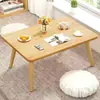Mesa Pequena com Janela de Canto, Mesa para Sala de Estar e Quarto, Mesa Simples para Estudo, Mini Mesa Tatami, Mesa de Centro para Casa Alugada