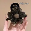Presilha de Cabelo de Luxo Leve para Cabelos Finos, Presilha de Tubarão Florzinha Fofa Nova 2026, Pinça de Cabelo Grande de Acrílico para Mulheres