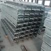 Puede ser procesado fabricantes personalizados escalera galvanizada fuego 200x 100 canalización metálica galvanizada por inmersión en caliente bandeja de cables tipo escalera