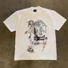 Talla europea transfronterizaCamiseta de manga corta de doble costura 3A260g corte holgado adecuada para hombres y mujeres transpirable para el verano