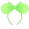 Acessórios de cabelo do Mickey transfronteiriços bordado lantejoulas laço faixa de cabeça de festa faixa de cabeça de parque de diversões férias acessórios de cabelo infantis pronta entrega