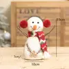 Artesanato Baiyang Produtos de Natal Novos Boneco de Neve de Tecido Retrô Enfeite Decoração de Cena de Festival Suprimentos