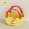 Cesta de armazenamento multifuncional estilo Dopamina para uso doméstico, adequada para guardar frutas, artigos de higiene pessoal e outros itens na cozinha, banheiro ou dormitório