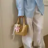 Bolsa Transversal de Ombro Versátil Moda Transfronteiriça, Bolsa de Mão de Nicho Vintage, Bolsa Saco, Bolsa de Ombro Simples Casual