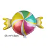 Globo de aluminio para pizza, palomitas, hamburguesas, perritos calientes, helados, donas, fiestas, cenas y más