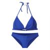 2021 nueva moda sexy bikini pecho pequeño adelgazante triángulo dividido traje de baño de aguas termales [una generación de cabello]]