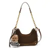 Diseño de Nicho Bolso de Axila de Color Contrastante Nuevo Invierno 2025 Bolso de Mujer Tendencia de Moda Bolso de Hombro Bolso Cruzado de Gama Alta