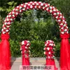 Arco de Flores para Casamento Arco de Flores de Seda Novo Modelo para Evento de Celebração de Inauguração de Loja Decoração de Arco de Casamento Arranjo de Flores Suporte de Flores