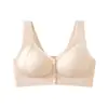Sutiã Bojo Push-Up com Fecho Frontal Estilo Colete com Suporte Lateral Seamless e Bojos Fixos de Alta Elasticidade para Mulheres 1063