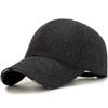 Gorra de béisbol sencilla de primavera y verano, gorra de algodón para el sol, color sólido, copa dura, gorra ligera para dar sombra