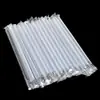 Envío gratis por 100 pajitas desechables, incluyendo pajitas para té de leche, pajitas gruesas, pajitas envueltas individualmente y pajitas flexibles para jugo y leche de soya