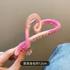 2024 Novo Presilha de Cabelo Gradiente Dopamina Amorosa Presilha Explosiva para Cabelo de Tubarão Feminino Acessório de Cabeça