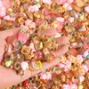 Centenas de Acessórios de Resina com Tema de Desenho Animado, Materiais DIY de Cola Cremosa de Animais, Presilhas de Cabelo Artesanais, Joias e Ímãs de Geladeira