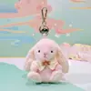 Llavero Colgante de Peluche Original Auténtico Conejo Wendi Wendy Mariposa Lazo Estilo Europeo Muñeca Compañera Sanadora