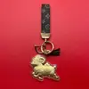 Ovelha do Ano da Ovelha de Ouro Puro 999 Chaveiro da Sorte Ovelha Corrente para Celular Bolsa Pingente Dourado Presente Comemorativo