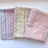 Tela de Algodón de 40 Hilos Estampado Digital Empalme Rayado Coreano Tela Floral Pequeña Fresca Ropa de Mujer Ropa de Niños DIY