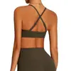Sujetador de Yoga de Espalda Hermosa Ajustado y Desnudo Europeo y Americano para Mujer de Secado Rápido con Tirantes Traje de Yoga Ropa Exterior para Correr Fitness Deportes Ropa Interior