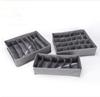 Caja de almacenamiento de ropa interior de 3 piezas de carbón de bambú no tejido para sujetadores y ropa interior