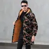 Ropa de Trabajo para Hombre Otoño e Invierno Forrada de Polar Engrosada Cálida Ropa de Trabajo Protectora Delantal de Cocina Bata para Adulto Ropa de Algodón para Hombre Talla Grande