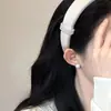 Faixa de Cabelo Preta de Esponja com Aba Larga Estilo Zhao Lusi e Xu Yan Estilo Coreano High-End Versátil para Pressionar o Cabelo Personalizada para Sair