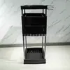 Carrito de pelo sin ruedas herramienta para salón de peluquería coche de herramientas para peluquería coche de barra de pelo multifuncional carrito de seis niveles de acero inoxidable para peluquería teñido en caliente