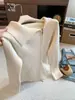 Chaqueta Cardigan de Punto con Solapa y Doble Cremallera para Mujer Otoño/Invierno 2026 Nuevo Estilo Top de Punto Recto Top Irregular