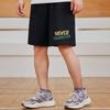 Pantalones de cinco puntos estilo Hong Kong de verano Sueltos Talla grande Shorts para gorditos Deportes Transpirables Casuales Pantalones de playa Shorts de moda INS