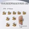 Productos del Año Nuevo del Caballo: Decoraciones para Uñas de Aleación Zodiaco Caballo de la Suerte, Decoraciones DIY para Uñas "Hazte Rico al Instante"