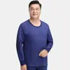 Roupa Térmica de Outono e Inverno para Mulheres de Meia-Idade e Idosas, Algodão Acolchoado de Três Camadas, Roupa Térmica Quente para Mães, Roupa Térmica Masculina e Feminina para Todas as Idades, Camada Base de Outono e Inverno
