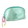 Bolsa de Viaje Portátil Multifuncional, Neceser Simple de Color Caramelo, Mini Bolsa de Almacenamiento para Ropa Interior, Estuche de Lápices Labiales con Compartimentos