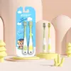 Cepillo de Dientes para Niños de Cerdas Suaves 2-6-9 Años Paquete de 2 Necesidades Diarias para el Hogar Supermercado Limpieza Profunda Eficiente Dientes Venta al por Mayor Punto