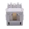 Módulo telefónico estilo CommScope módulo de voz interfaz de cable de 4 hilos módulo telefónico panel de voz módulo de enchufe de panel