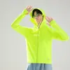 2026 Ropa Nueva de Seda de Hielo Protección Solar para Mujer Verano Exterior Ligera Chaqueta Protectora Solar Transpirable Protección UV Traje de Sol Hombre